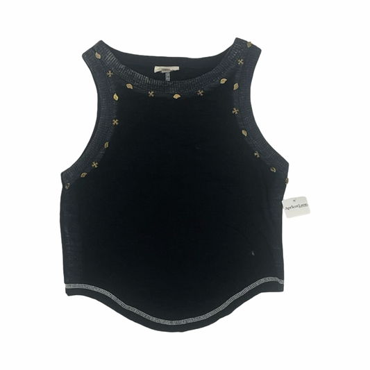 Top Sleeveless By Pol In Black, Size:S