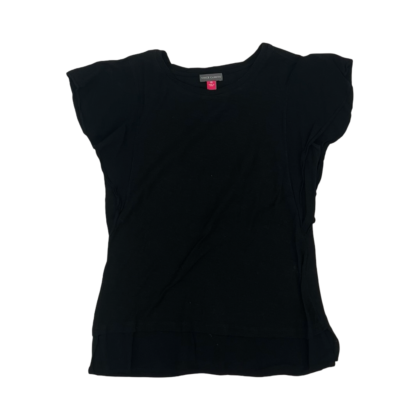 Top Ss By Vince Camuto In Black, Size:Xs