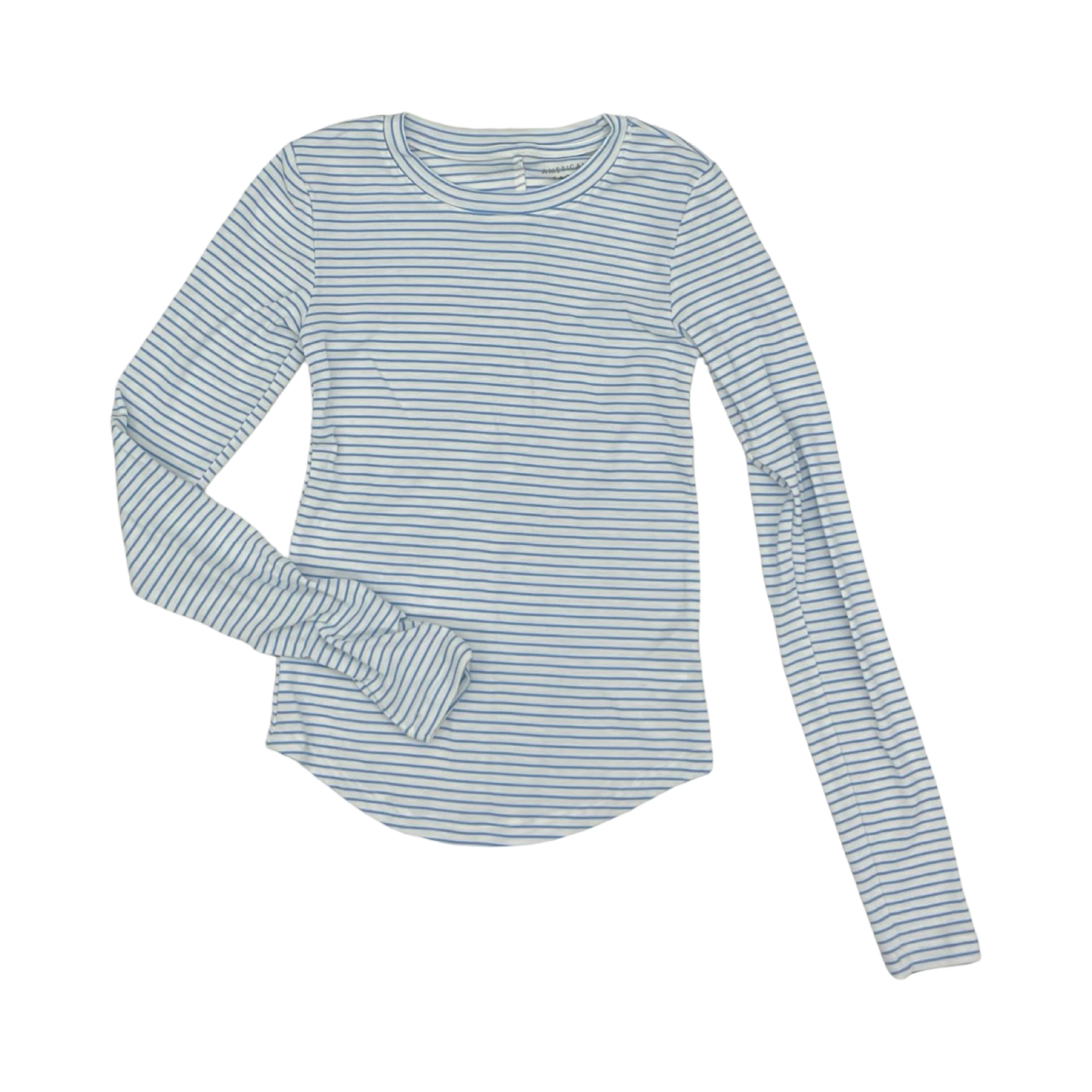Top Ls By American Eagle In Blue & White, Size:S