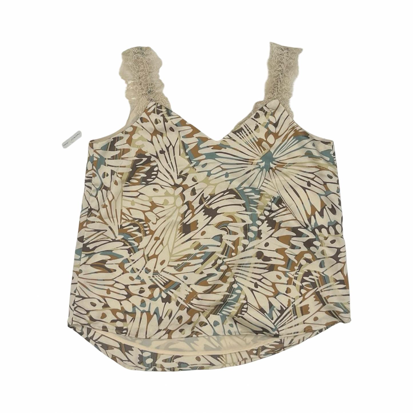 Blouse SL By Skies Are Blue In Brown & Tan, Size:S