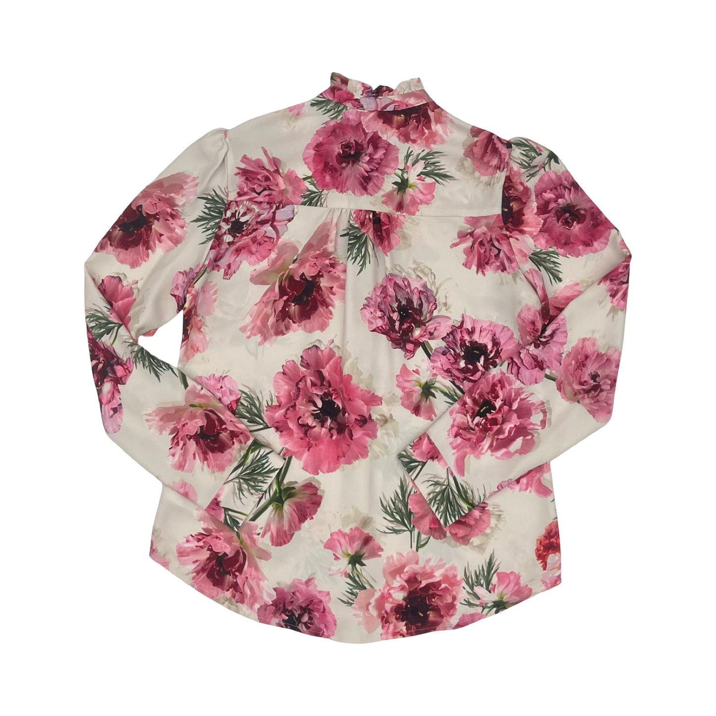 Blouse Ls By Express In Floral Print, Size:M