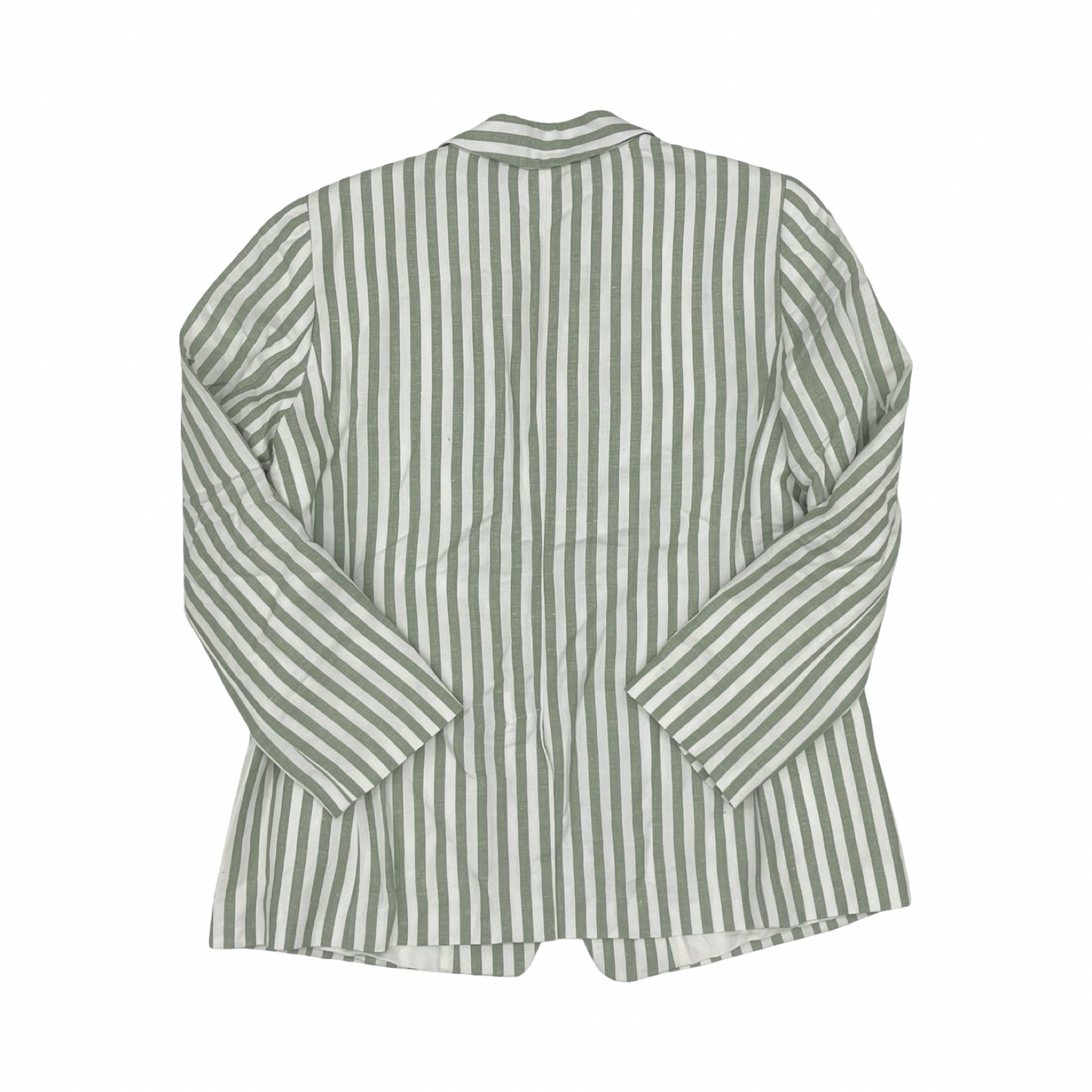 Blazer By Loft In Green & White, Size:L