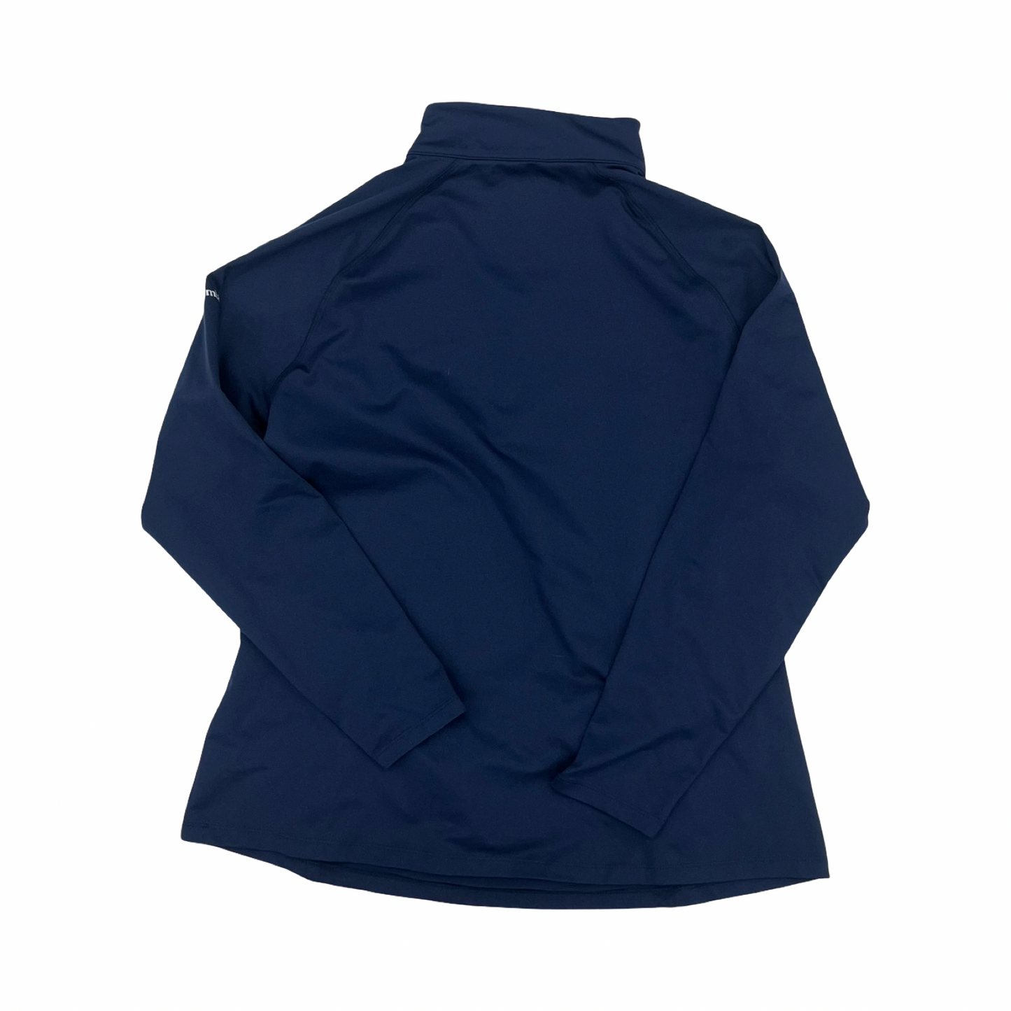 Athletic Top Ls Collar By Columbia In Blue & Orange, Size:Xl