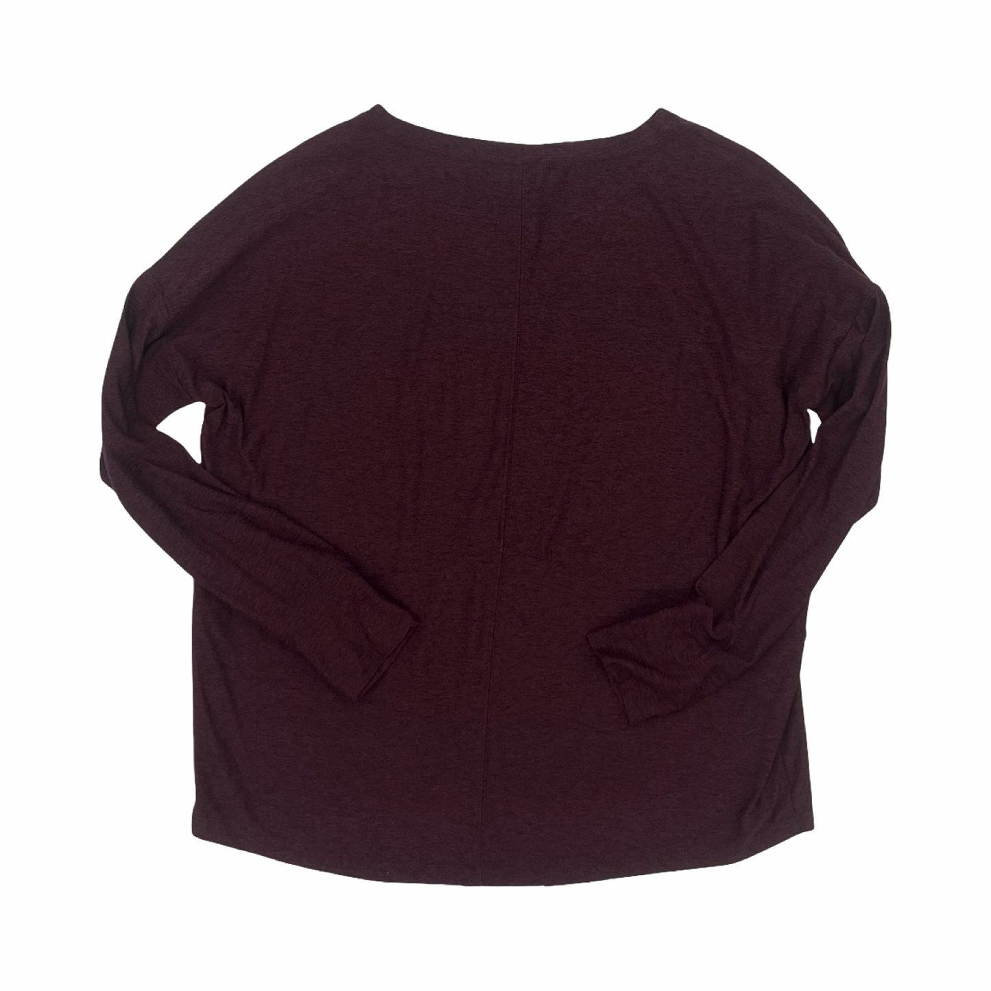 Athletic Top Ls Crewneck By Calia In Maroon, Size:S