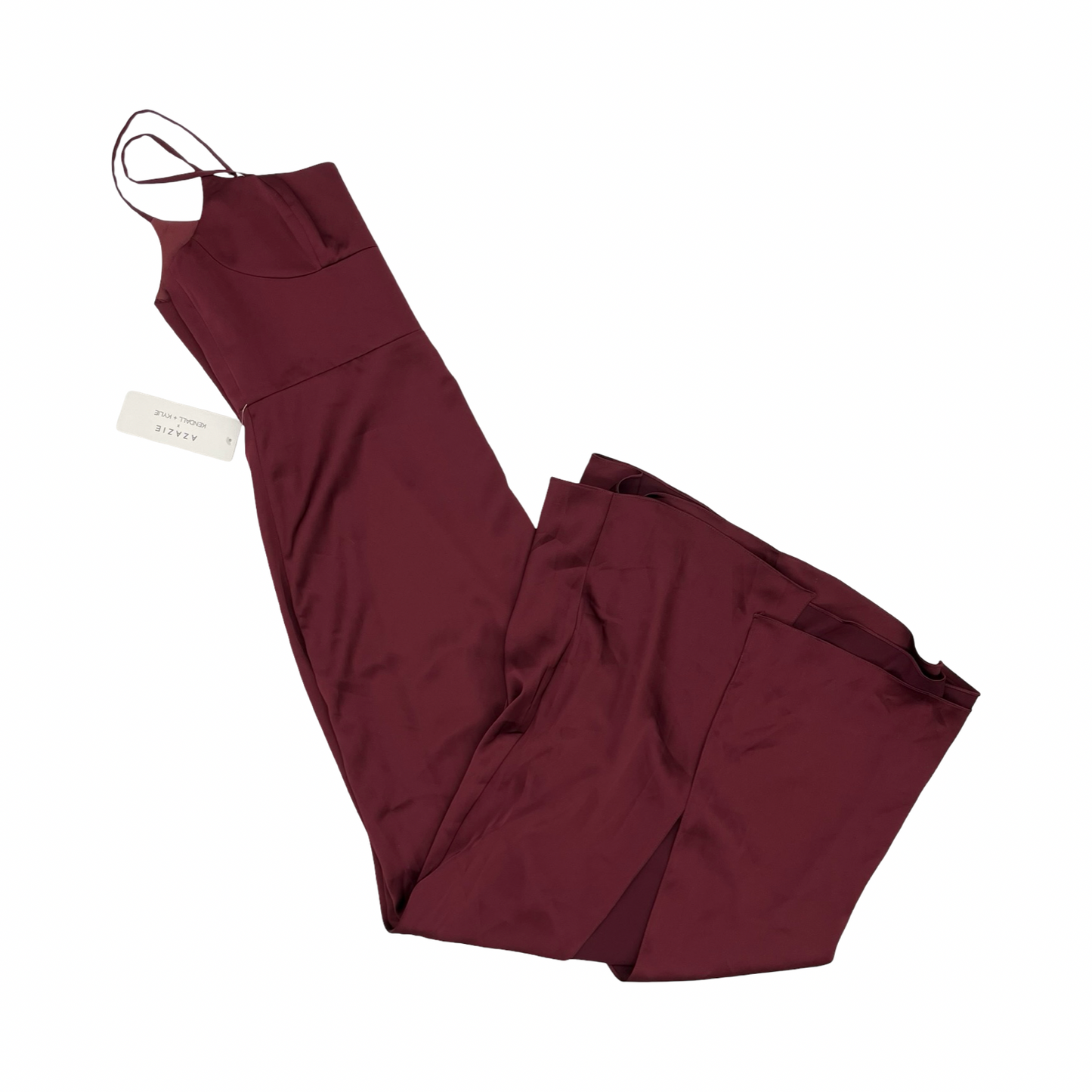 Dress Party Long By Clothes Mentor In Maroon, Size:14