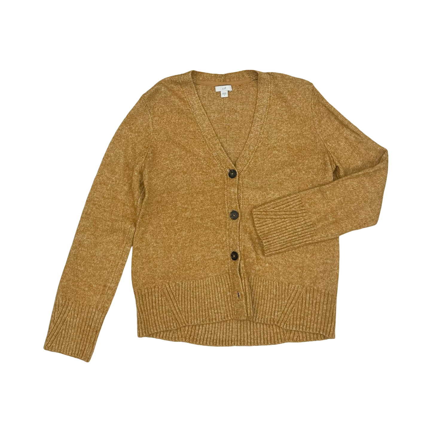 Sweater Cardigan By J. Jill In Brown, Size:S