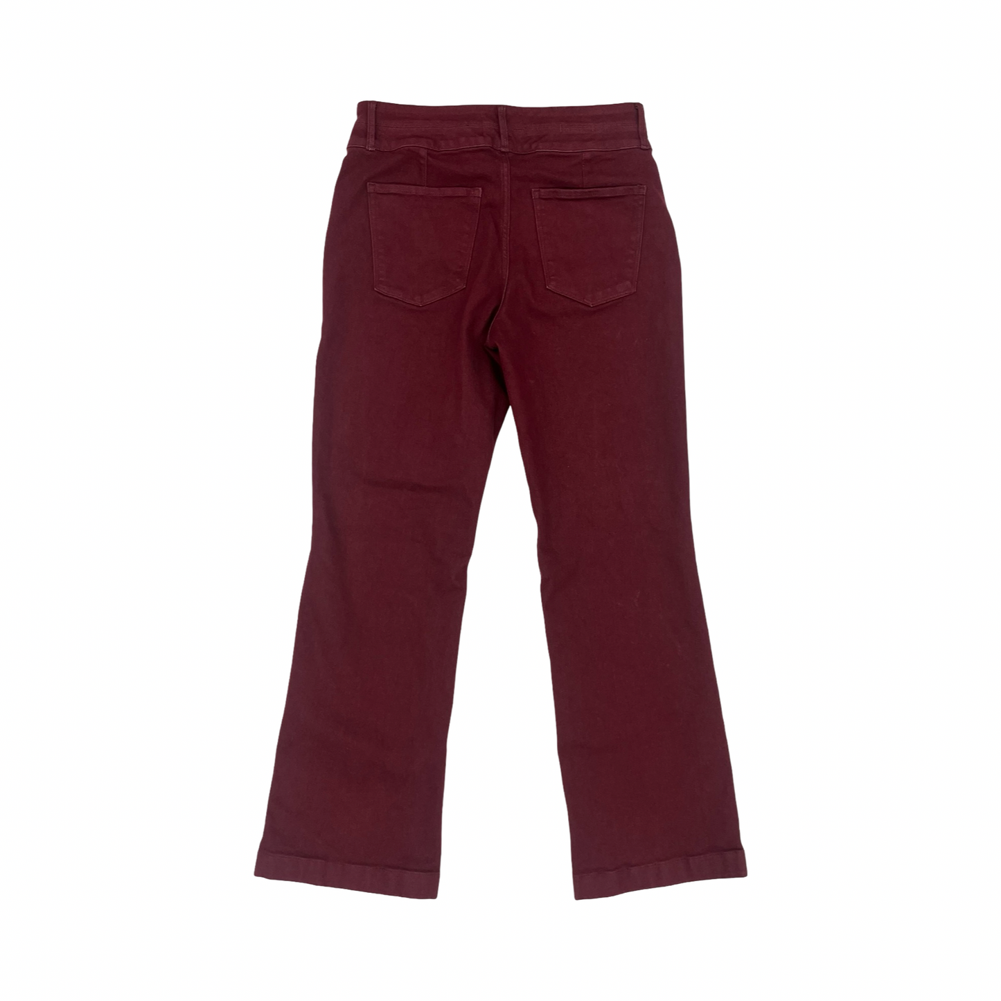 Jeans Straight By White House Black Market In Red Denim, Size:8