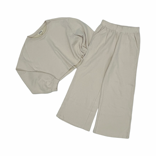 Lounge Set Pants By Listicle In Cream, Size:M