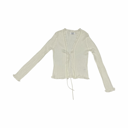 Cardigan By Workshop In Cream, Size:M