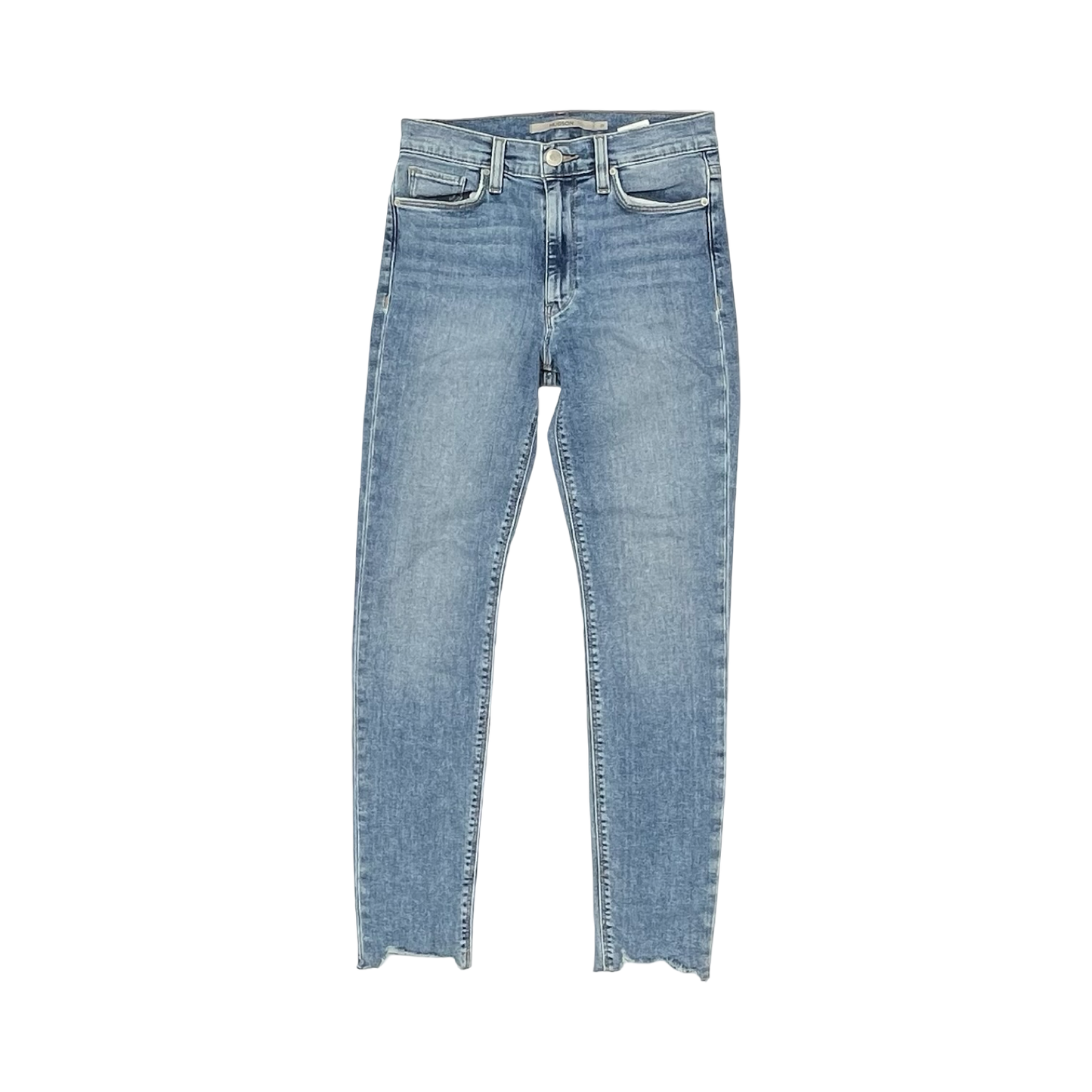 Jeans Skinny By Hudson In Blue Denim, Size:4
