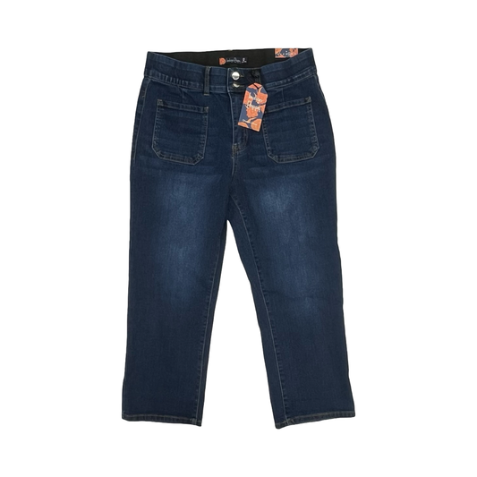Jeans Cropped By Clothes Mentor In Blue Denim, Size:12