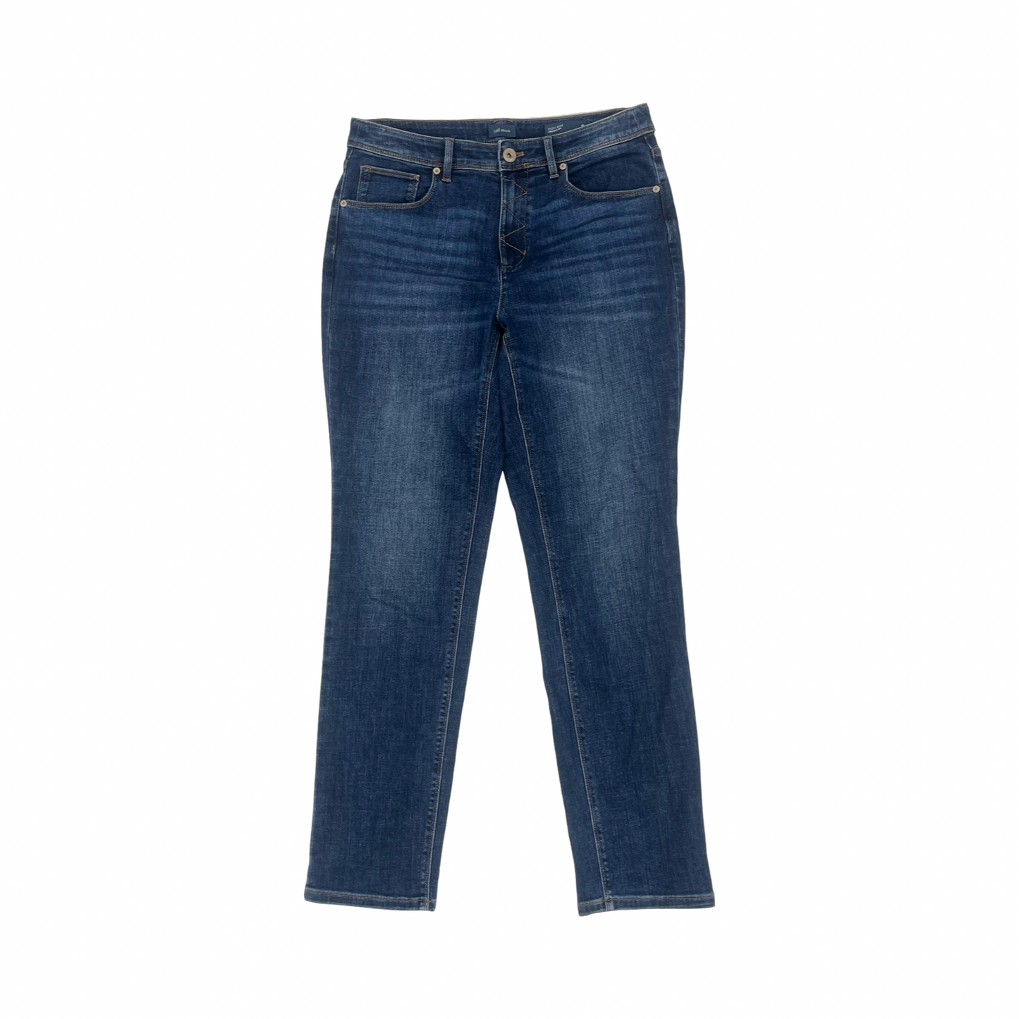 Jeans Straight By J. Jill In Blue Denim, Size:8