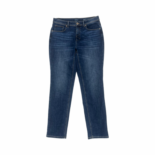 Jeans Straight By J. Jill In Blue Denim, Size:8