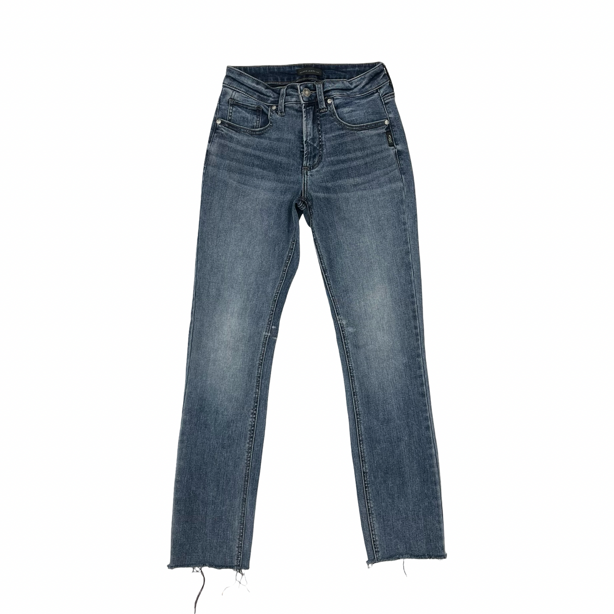 Jeans Straight By Silver In Blue Denim, Size:2