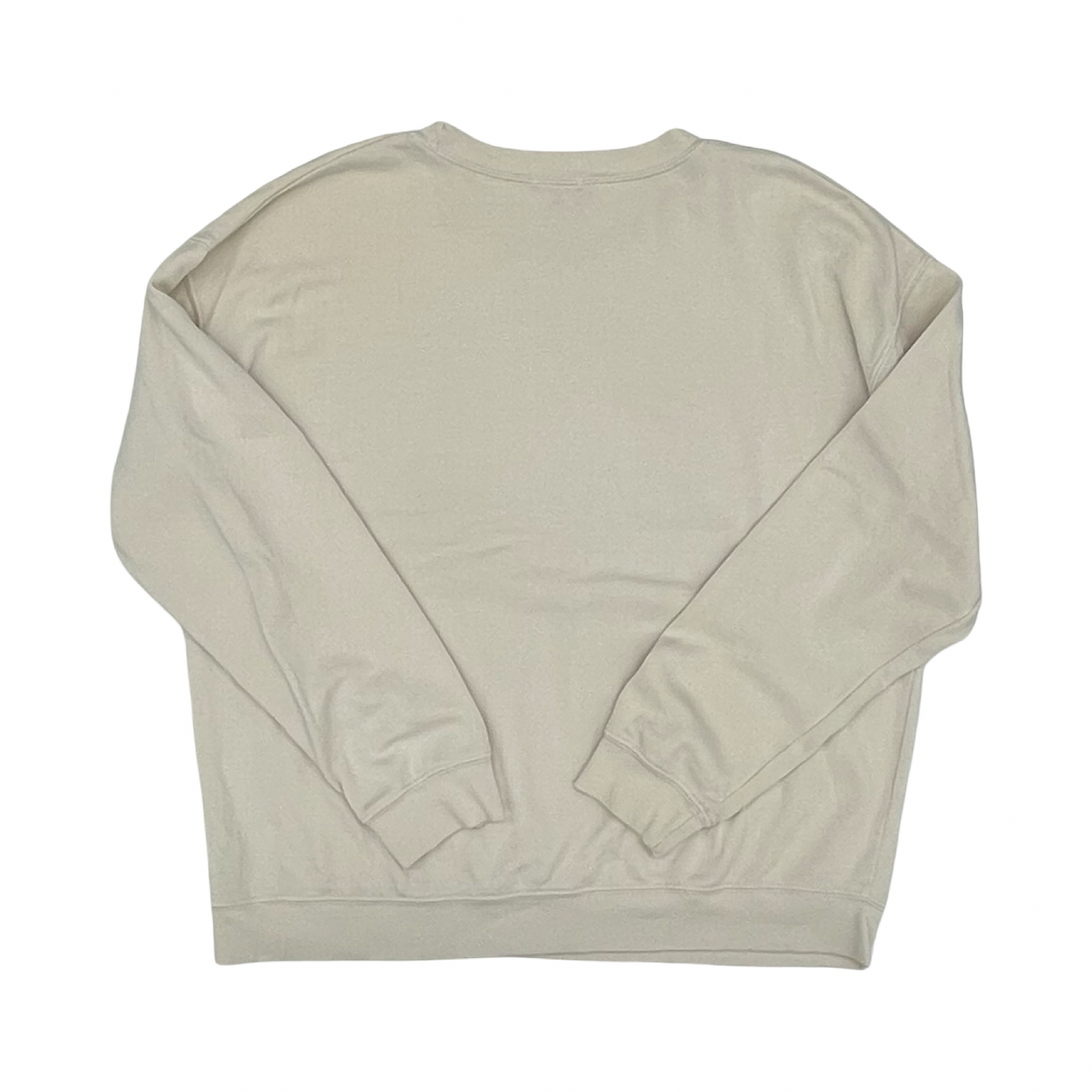 Sweatshirt Crewneck By Originality In Cream, Size:M