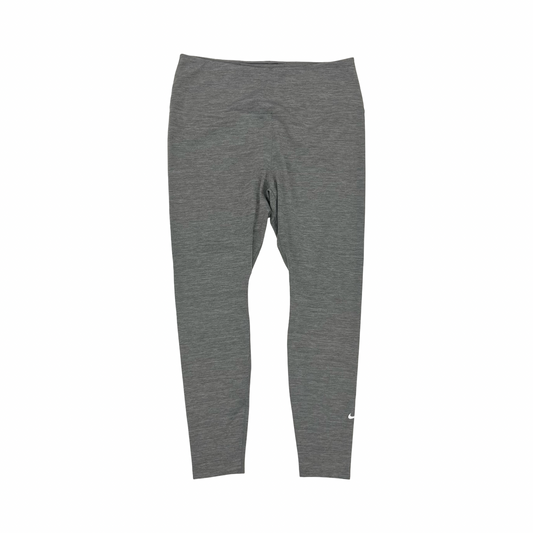 Athletic Leggings By Nike In Grey, Size:Xl