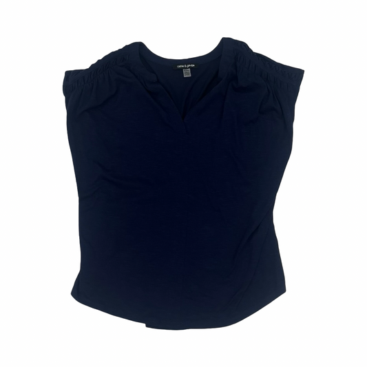 Top Ss By Cable And Gauge In Navy, Size:Xs