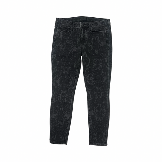 Jeans Skinny By Vince In Black Denim, Size:10