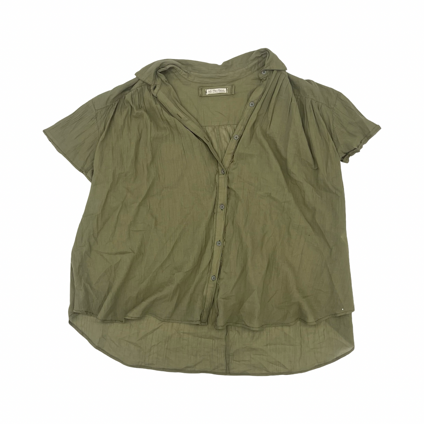 Blouse Ss By We The Free In Green, Size:Xl
