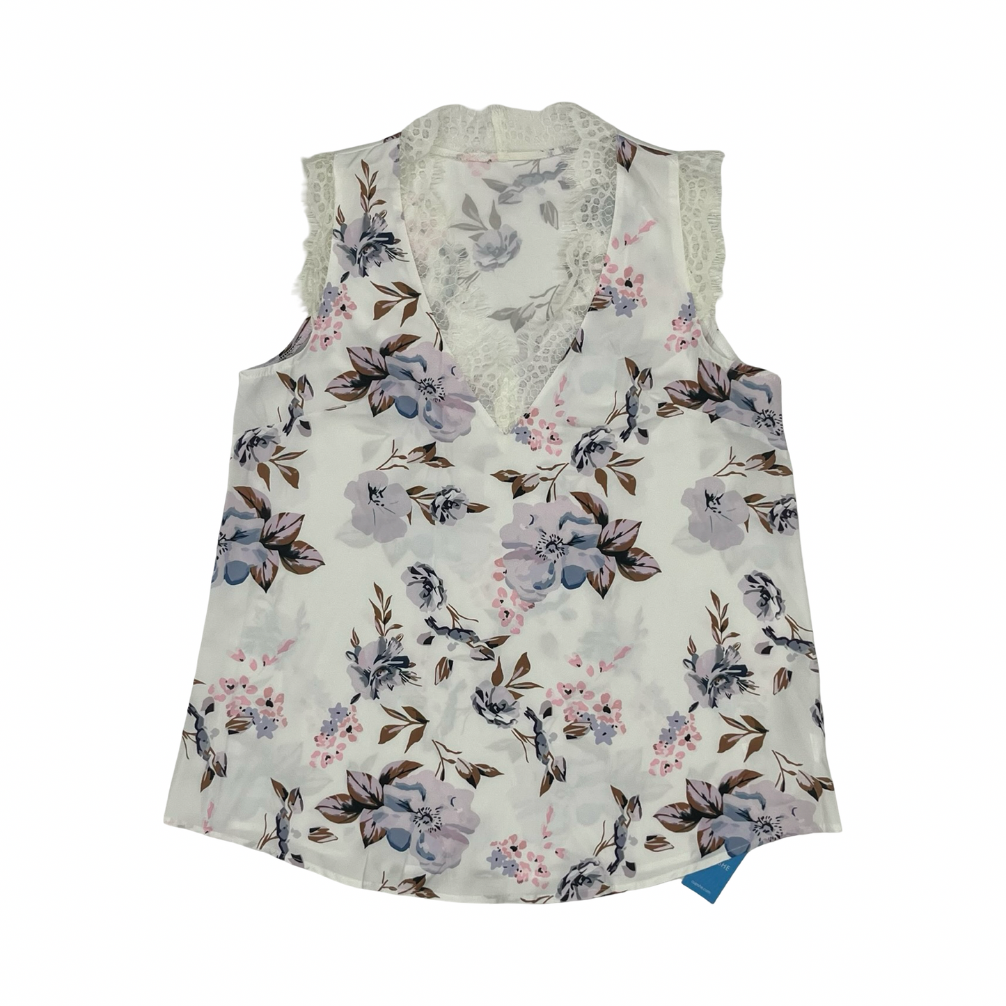 Blouse Sleeveless By Cupshe In Floral Print, Size:M