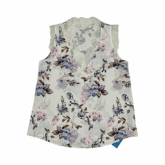 Blouse Sleeveless By Cupshe In Floral Print, Size:M
