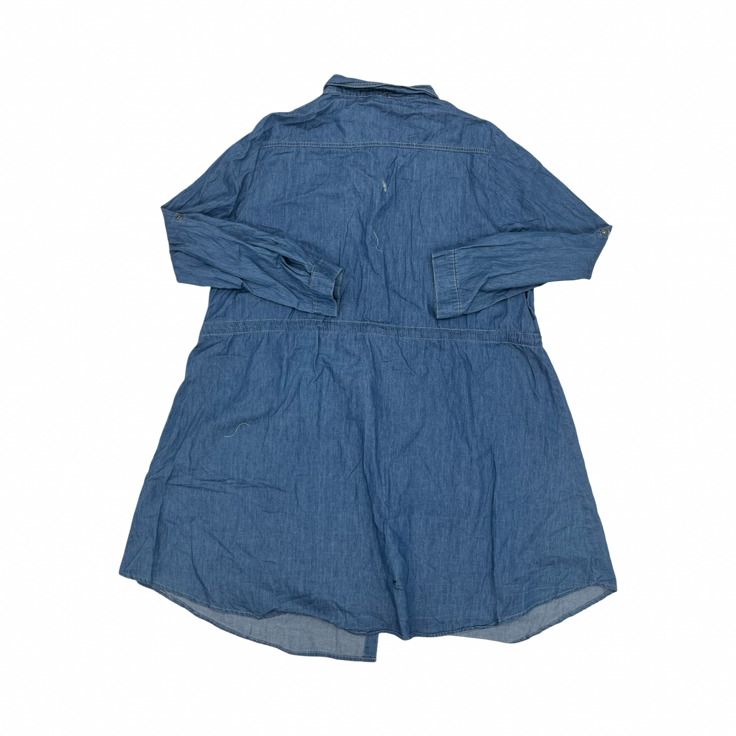 Dress Casual Short By Clothes Mentor In Blue Denim, Size:2X