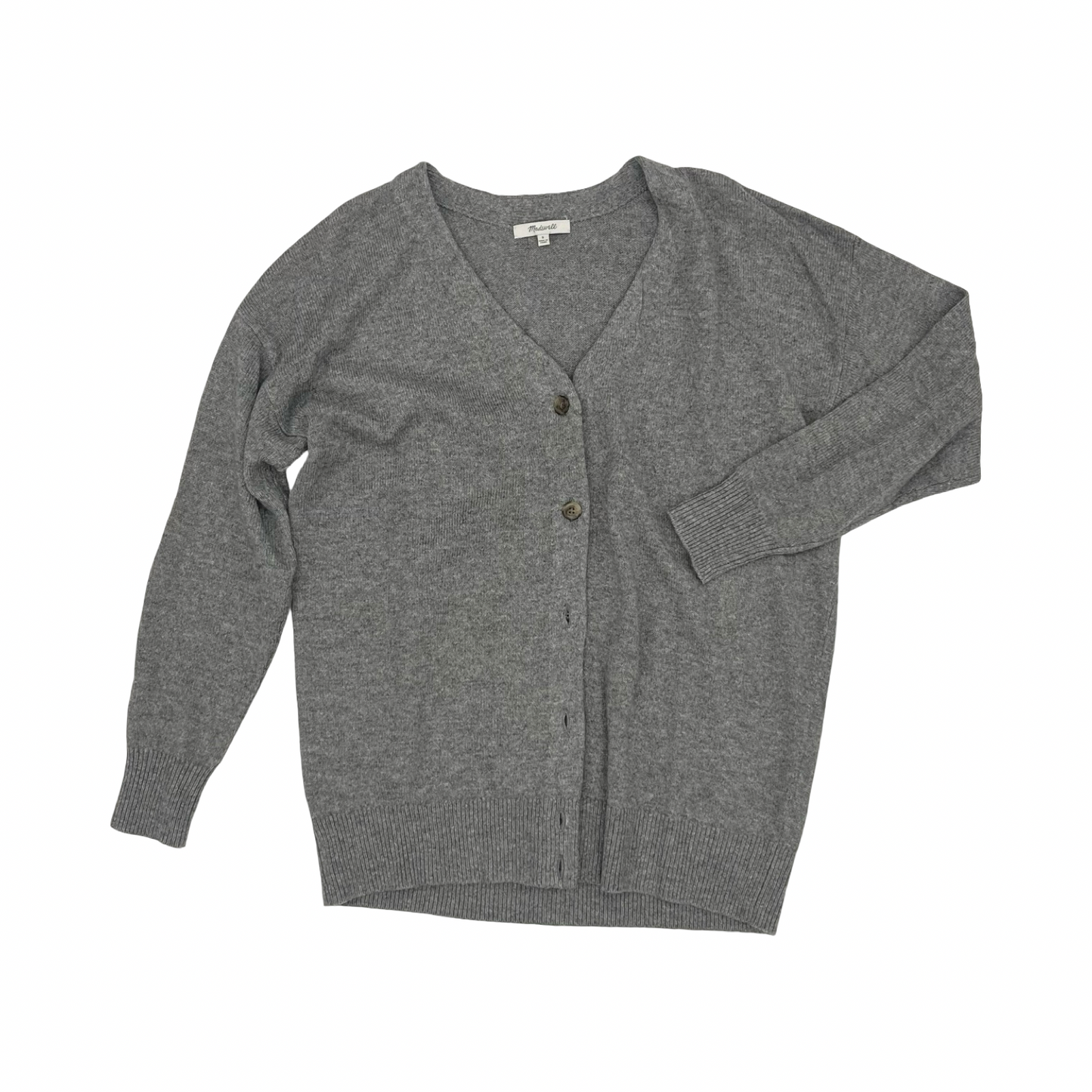 Sweater Cardigan By Madewell In Grey, Size:S