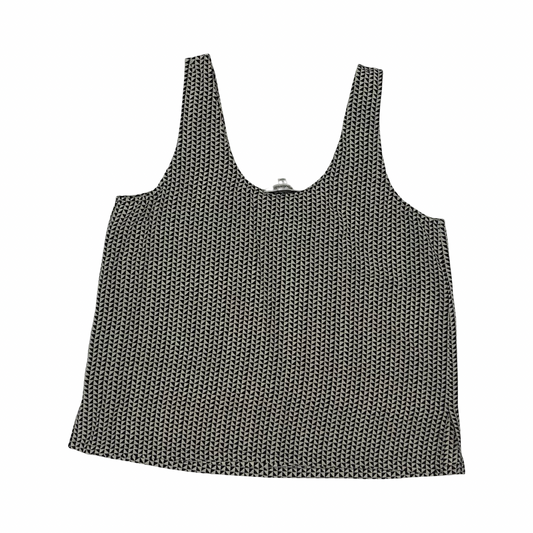 Tank Top By Madewell In Black & Cream, Size:S