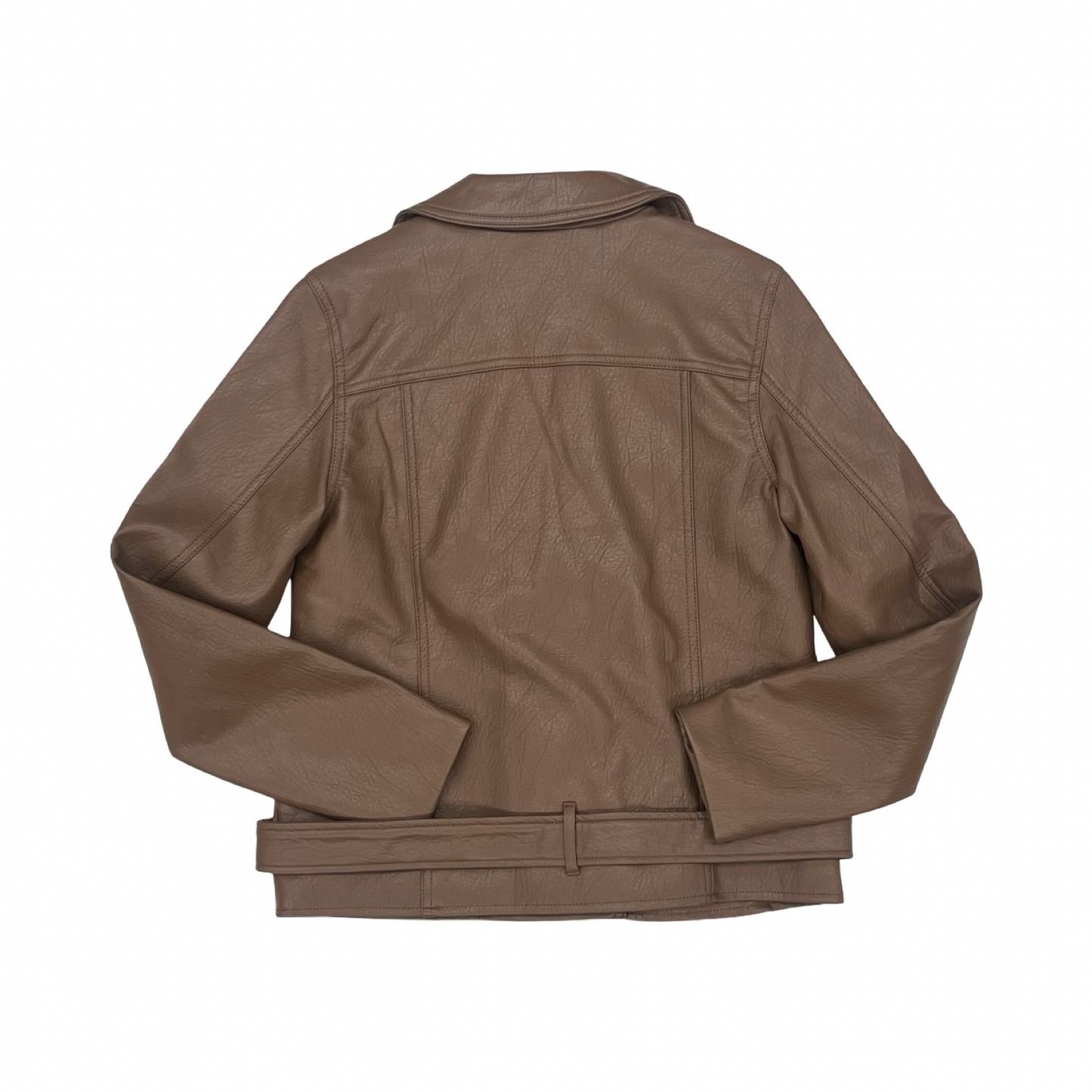 Jacket Moto By Old Navy In Brown, Size:S