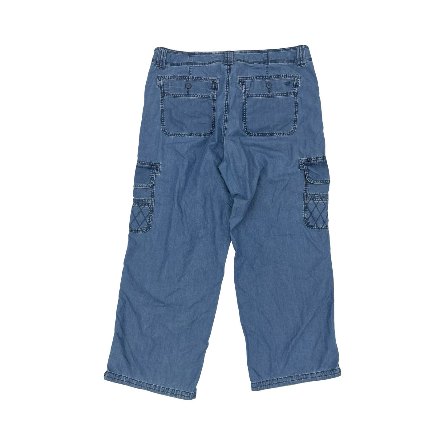 Pants Cargo & Utility By American Eagle In Blue Denim, Size:16