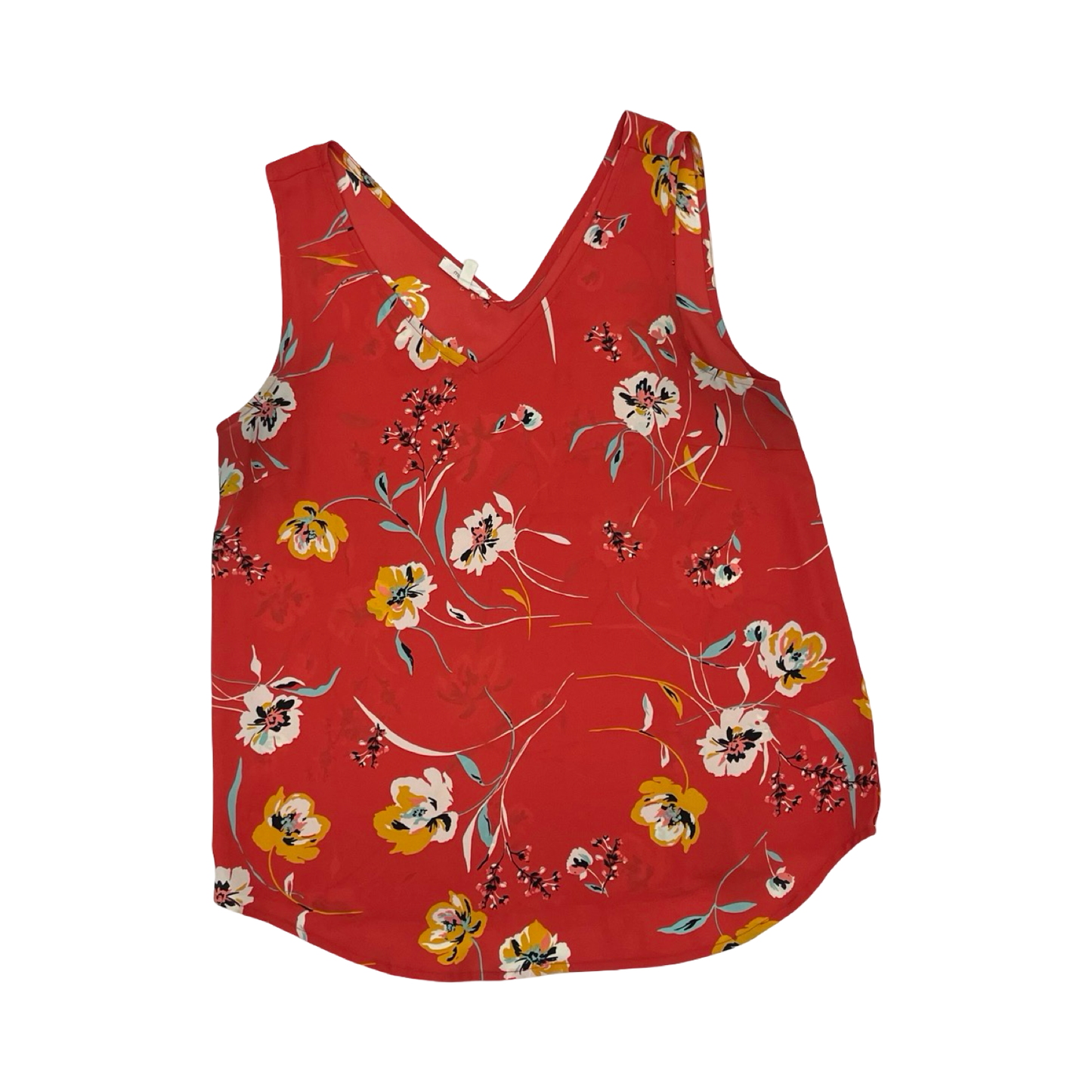 Blouse Sleeveless By Maurices In Orange, Size:S