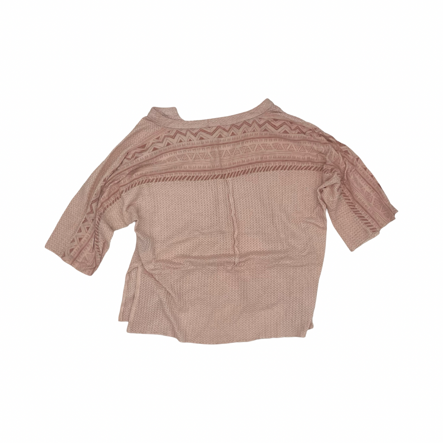 Top 3/4 Sleeve By Pol In Pink, Size:S