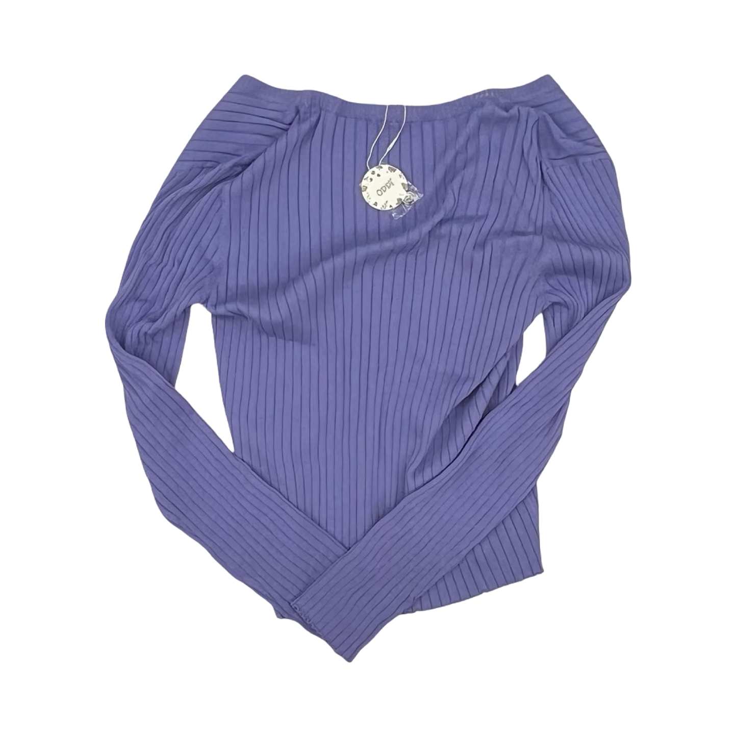 Sweater Cardigan By Oddi In Purple, Size:2X