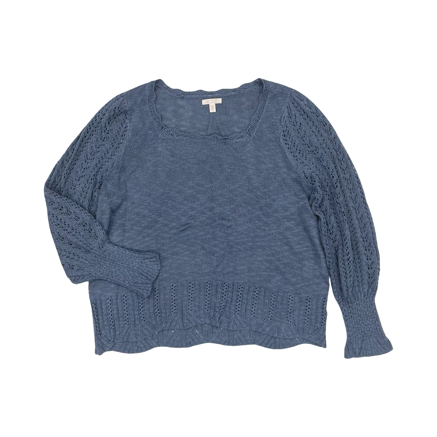 Sweater By Lc Lauren Conrad In Blue, Size:Xxl