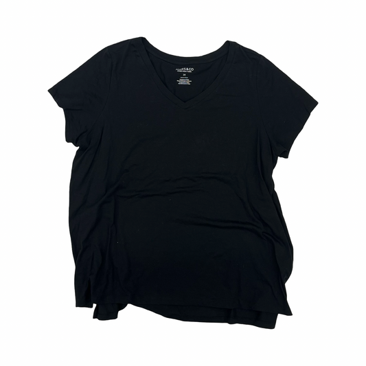 Top Ss By Jones And Co In Black, Size:2X