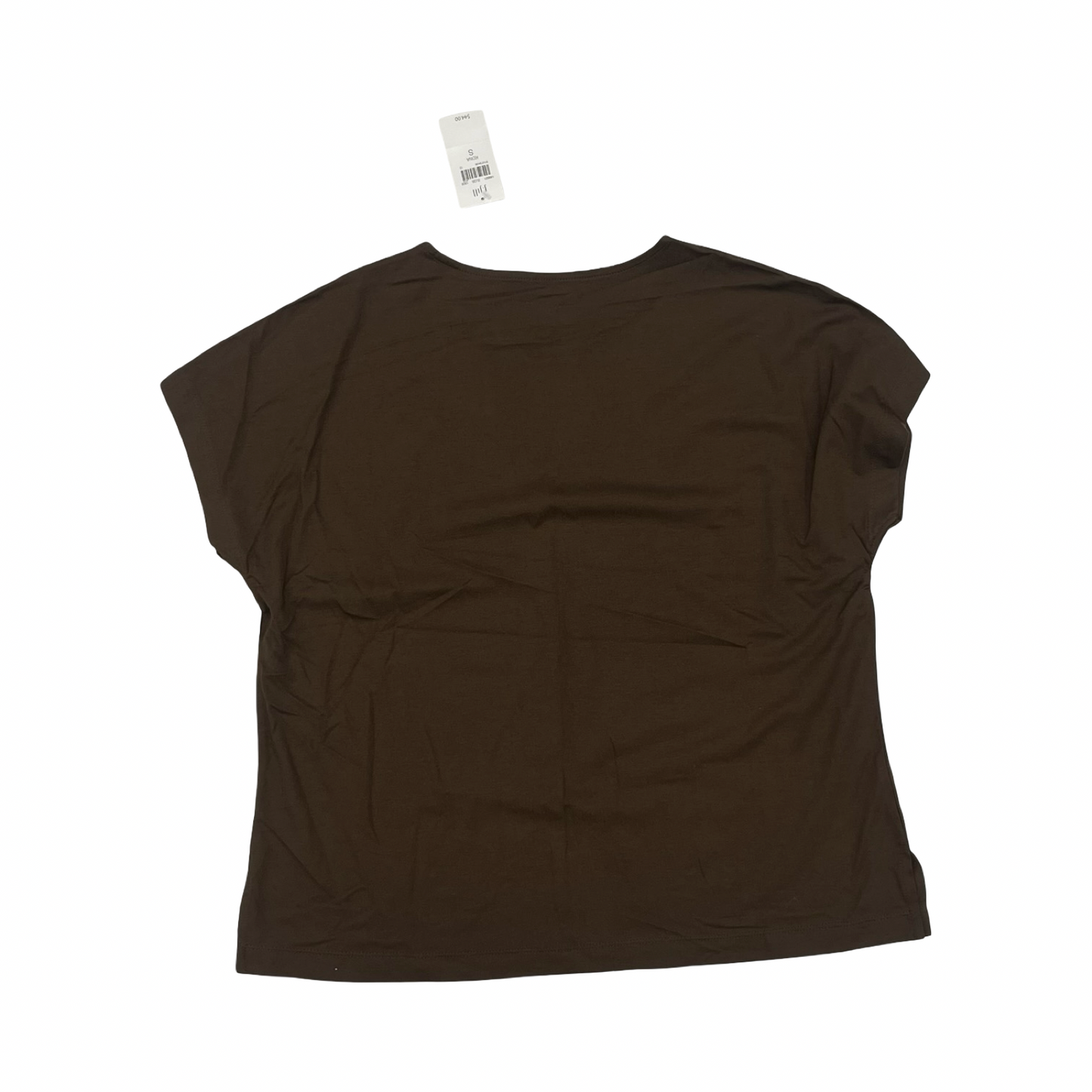 Top Ss Basic By J. Jill In Brown, Size:S