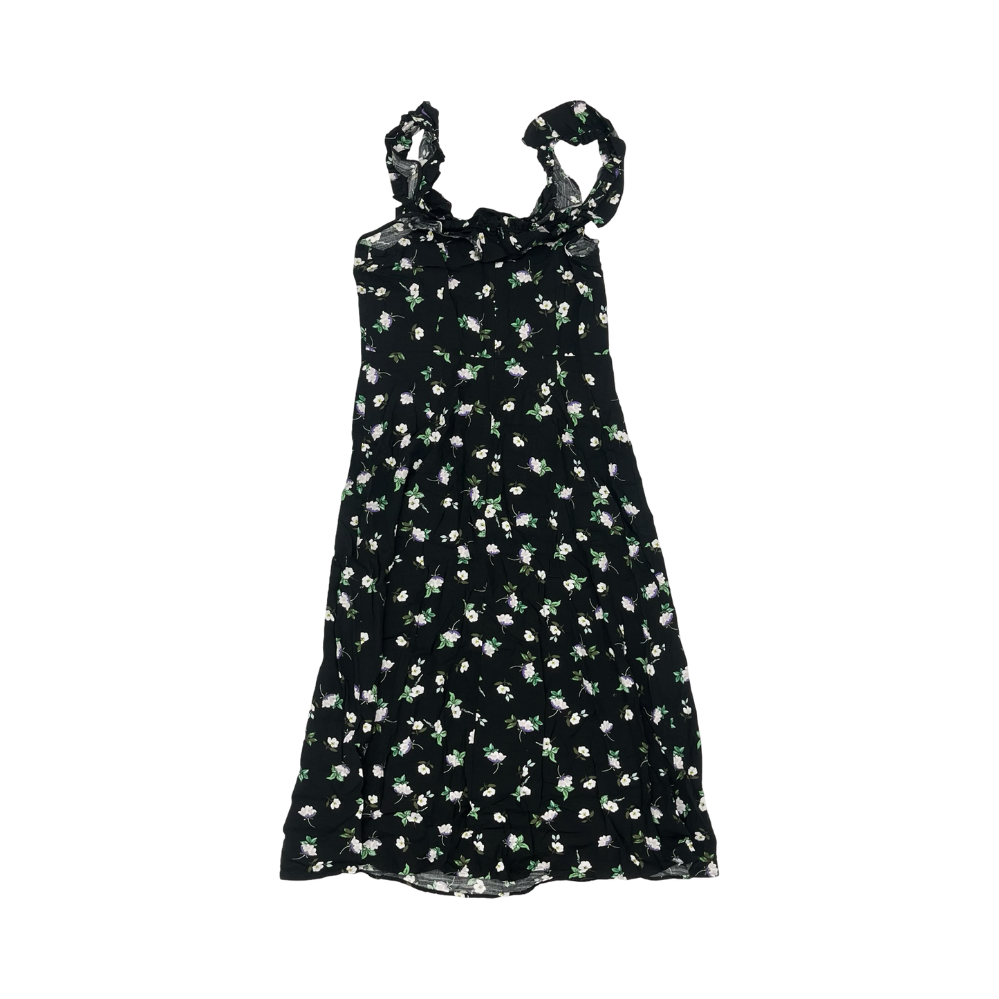 Dress Casual Midi By Loft In Floral Print, Size:6