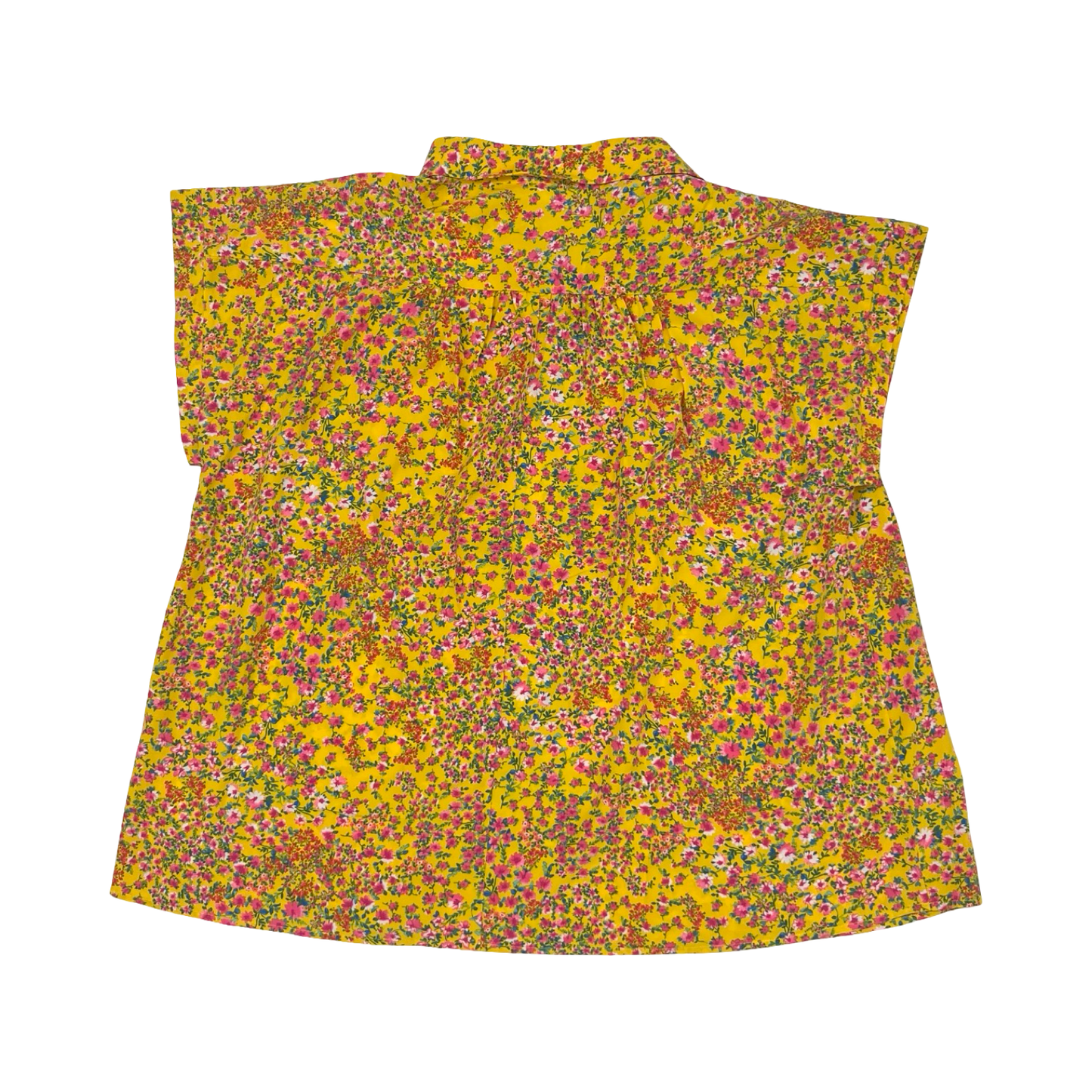 Blouse Ss By Emily Wonder In Yellow, Size:2X