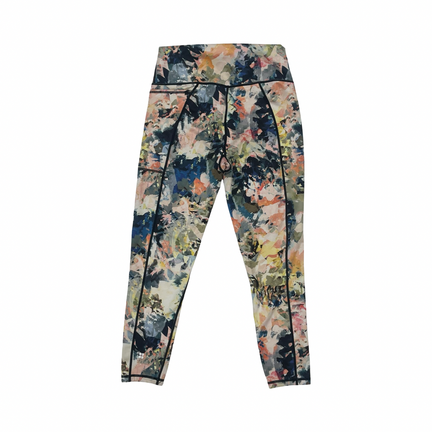 Athletic Leggings By Sweaty Betty In Multi, Size:L
