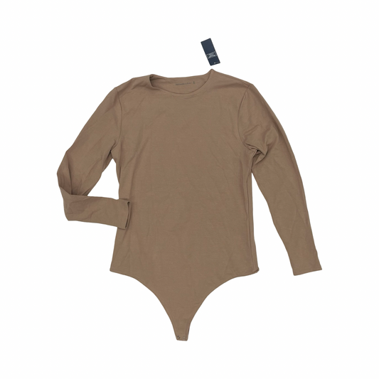 Bodysuit By Abercrombie And Fitch In Tan, Size:Xl