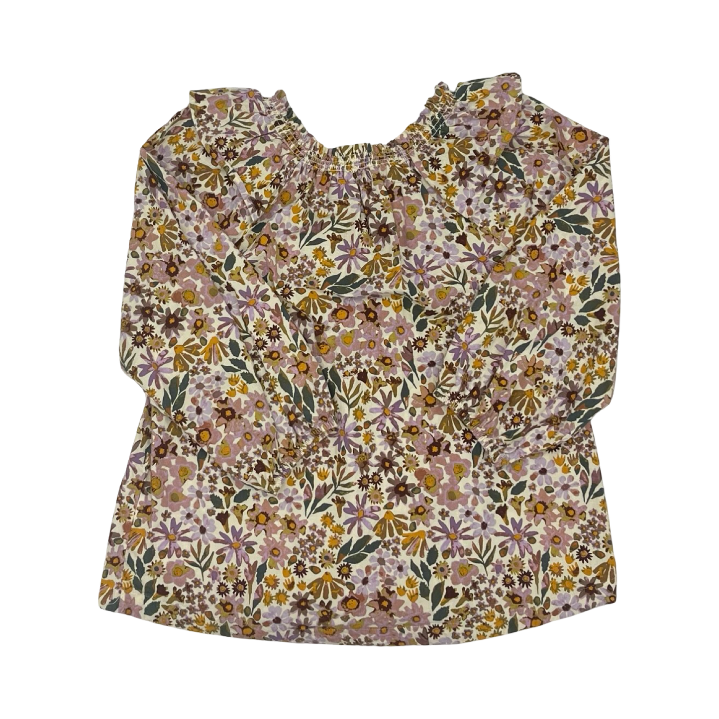 Blouse 3/4 Sleeve By Sonoma In Floral Print, Size:M