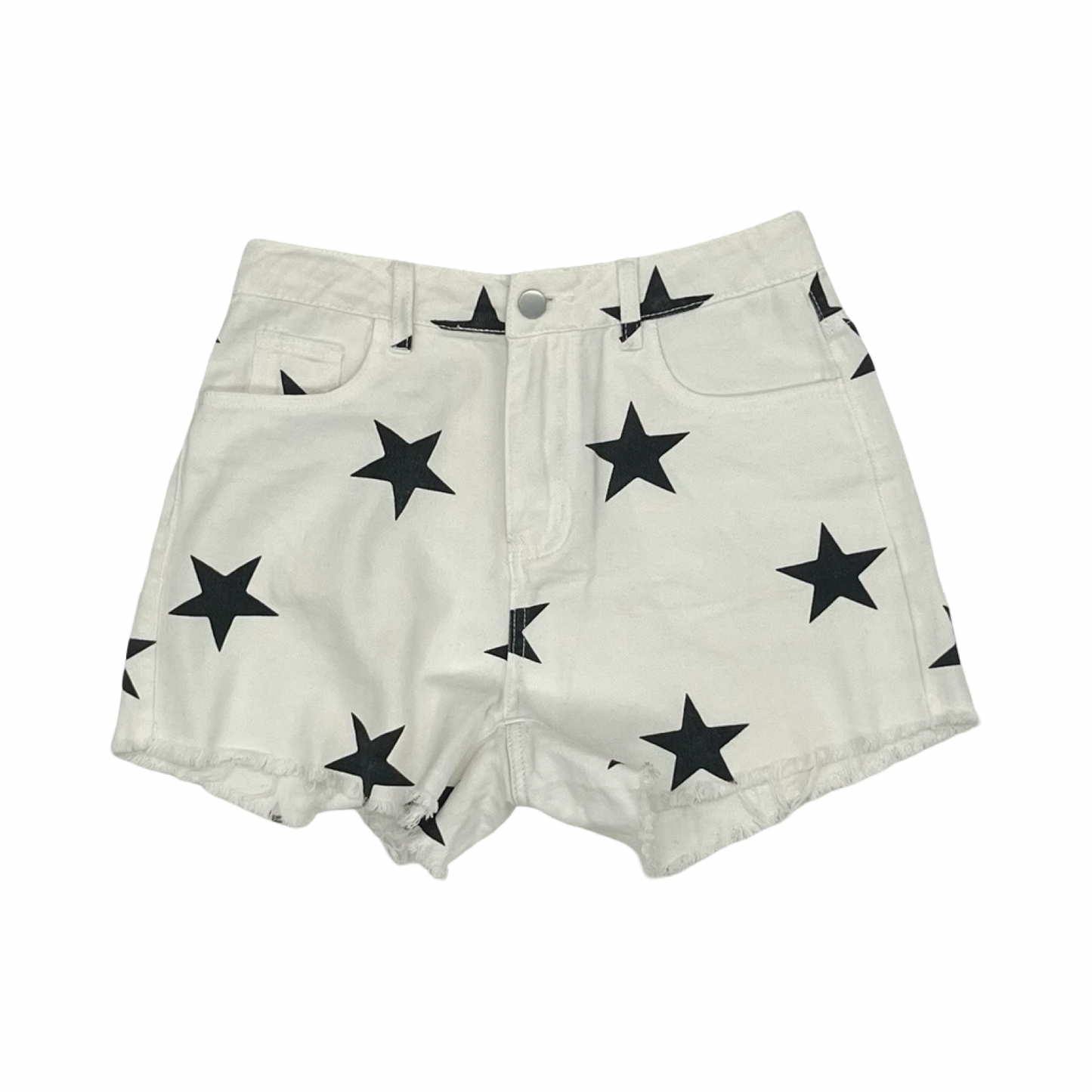 Shorts By Shein In Black & White, Size:S