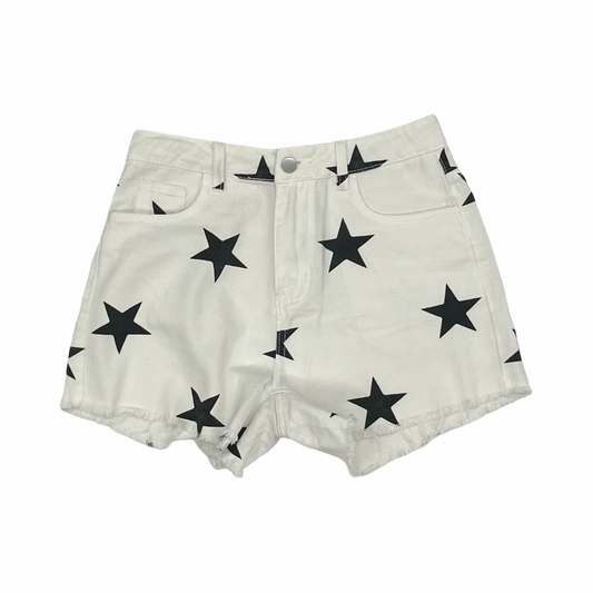 Shorts By Shein In Black & White, Size:S