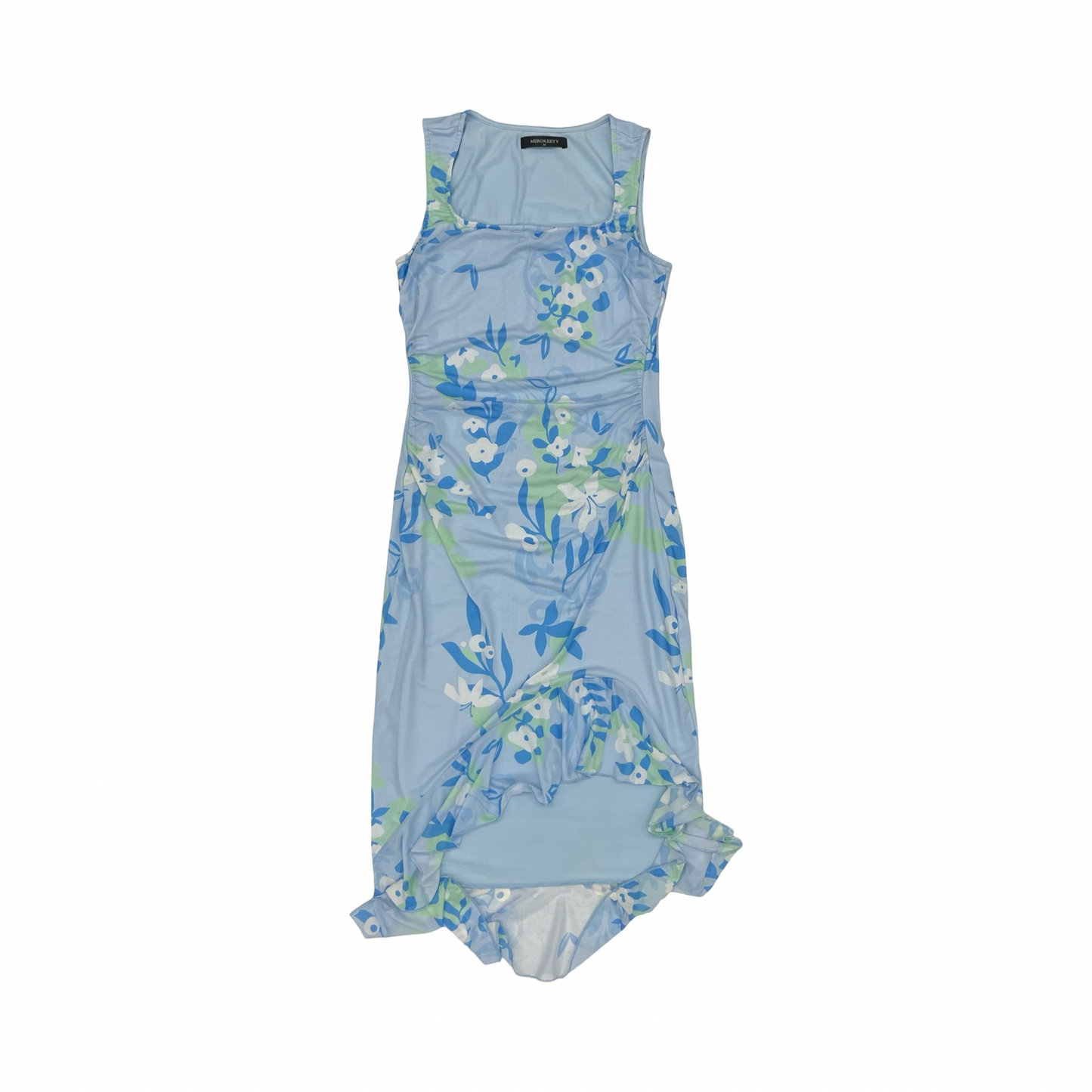 Dress Party Midi By Merokeety In Blue, Size:M
