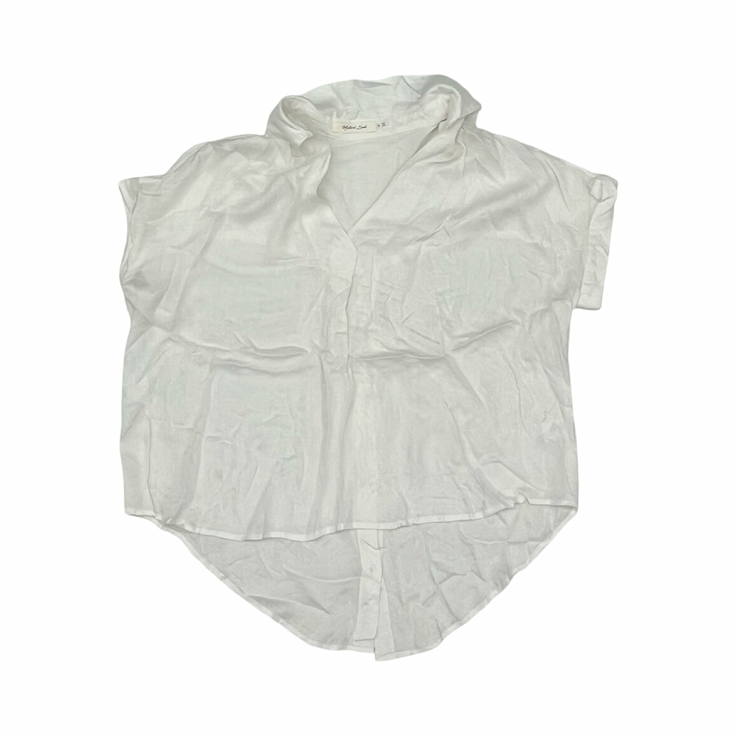 Blouse Ss By Mustard Seed In White, Size:S