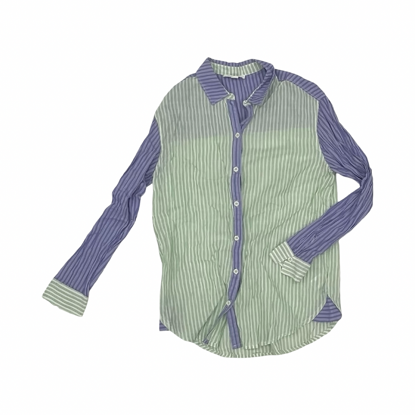 Top Ls By Beachlunchlounge In Blue & Green, Size:S