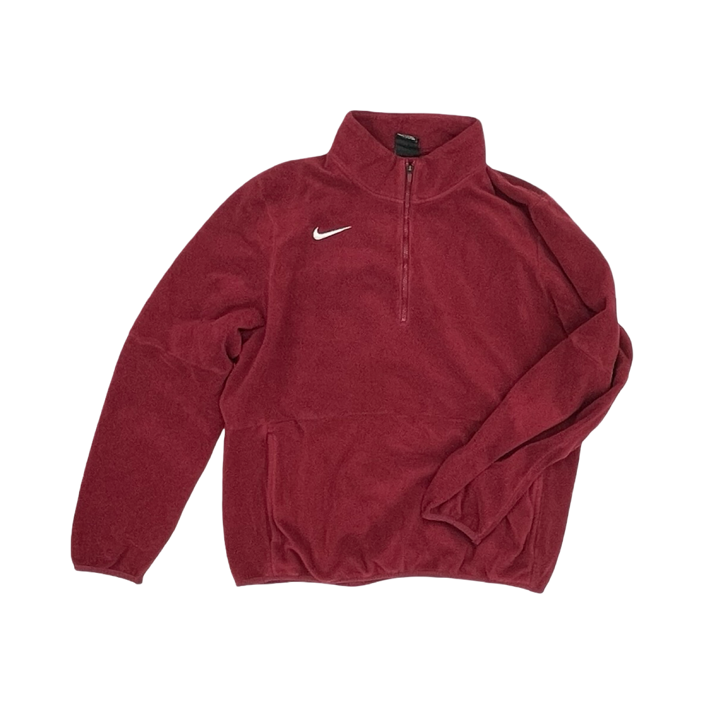 Sweatshirt Collar By Nike In Red, Size:L