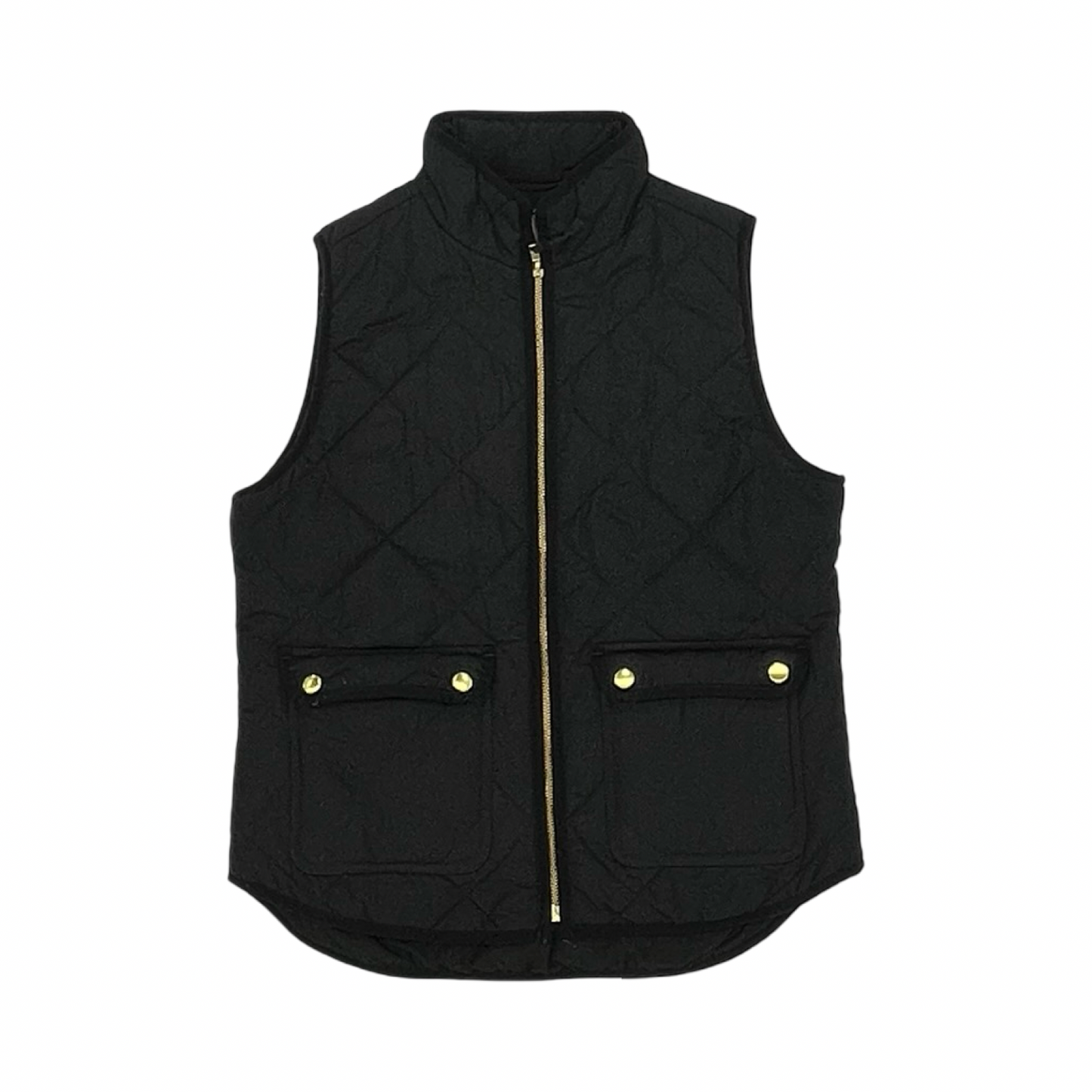 Vest Puffer & Quilted By J. Crew In Black, Size:S