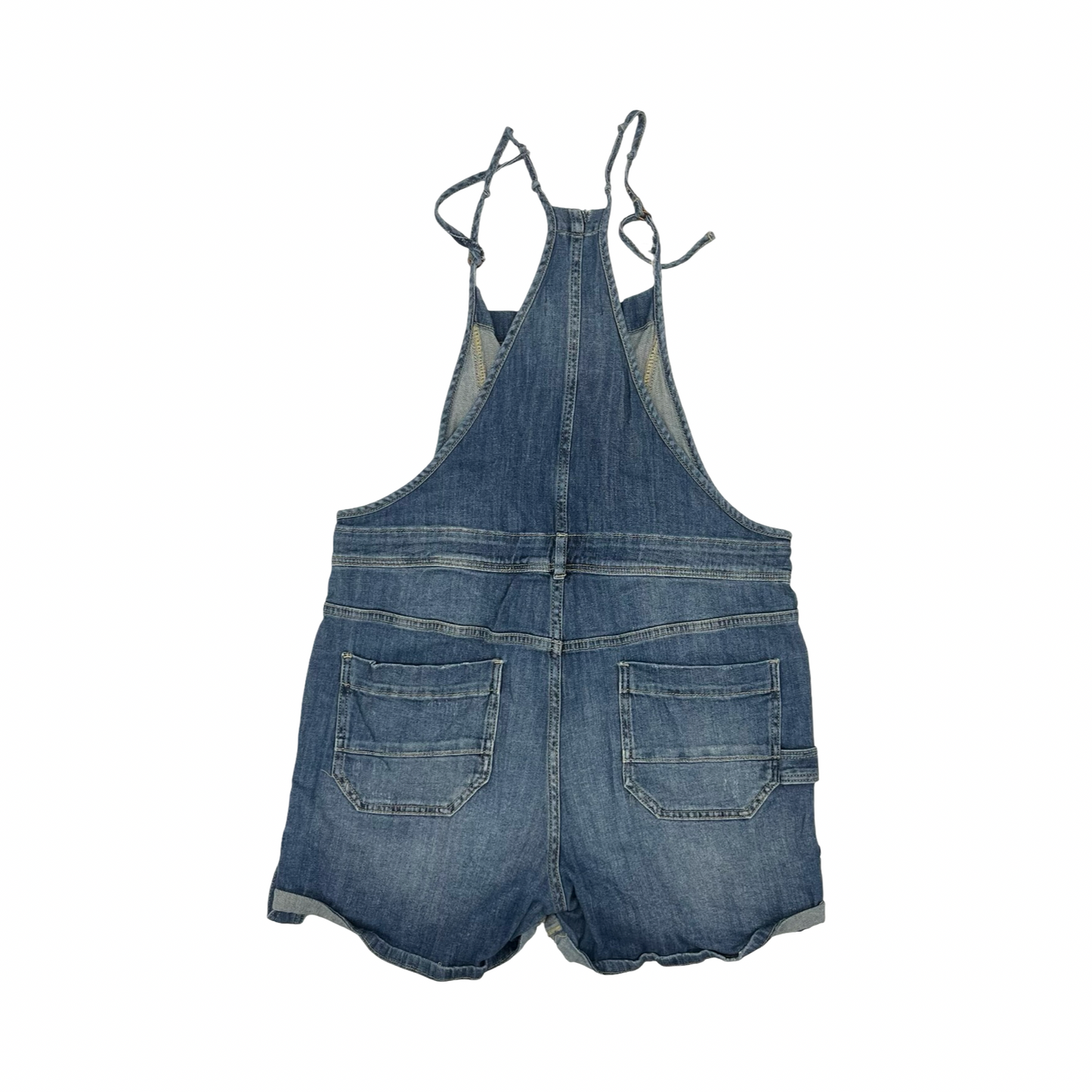 Shortalls By Pilcro In Blue Denim, Size:12
