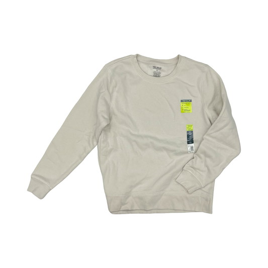 Sweatshirt Crewneck By Tek Gear In Tan, Size:M